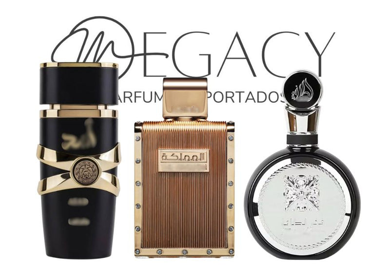 PROMOÇÃO COMPRE 1 LEVE 3 - Coleção Árabe Masculina Abu Dhabi - Pré Esquenta Black Friday! 🔥 - 100ml Cada